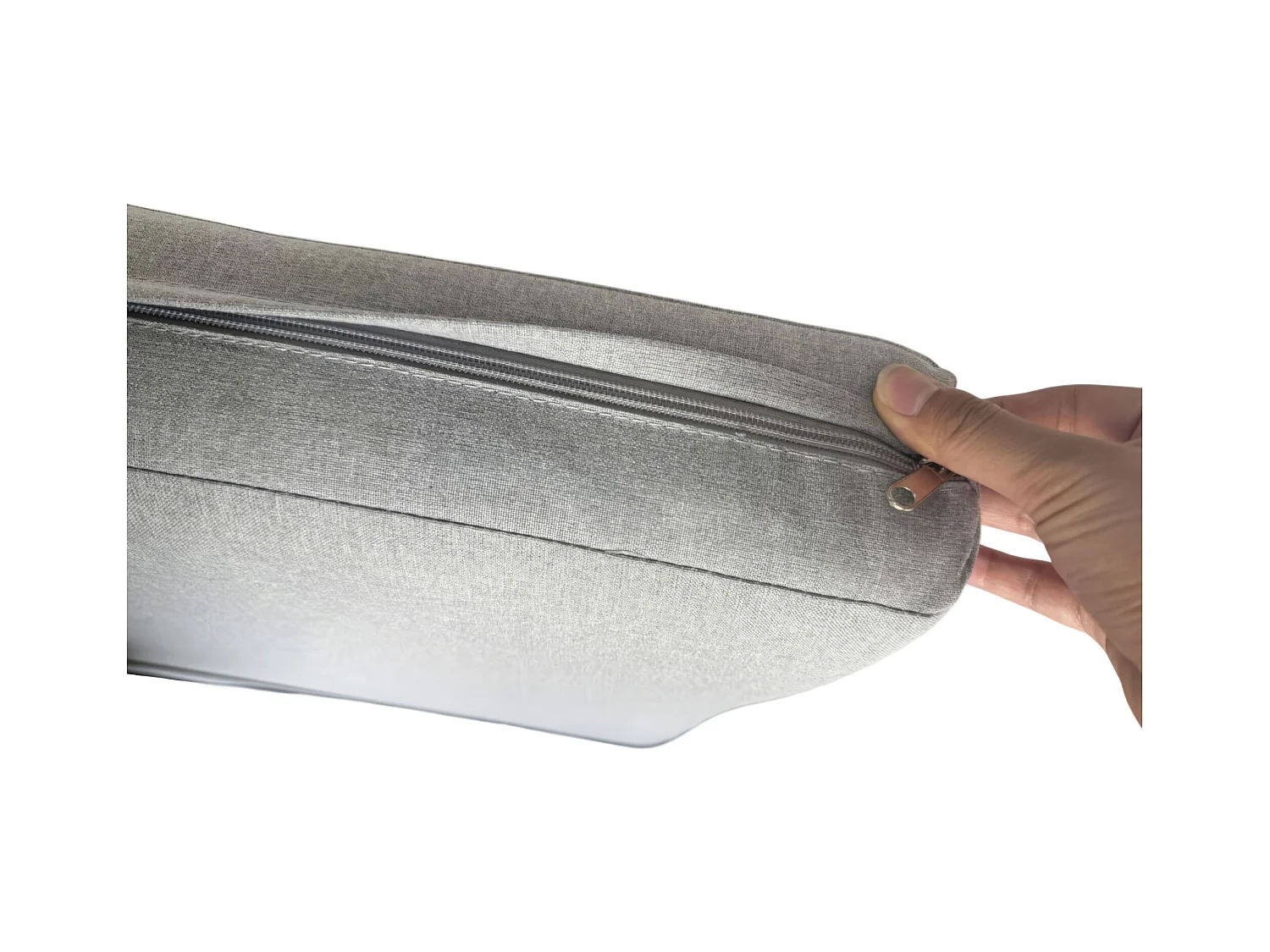 Ikigai - Salon de Jardin avec Canapé 3 Places, 2 Fauteuils et Table Basse avec Coussins en Aluminium et Bois Contreplaqué