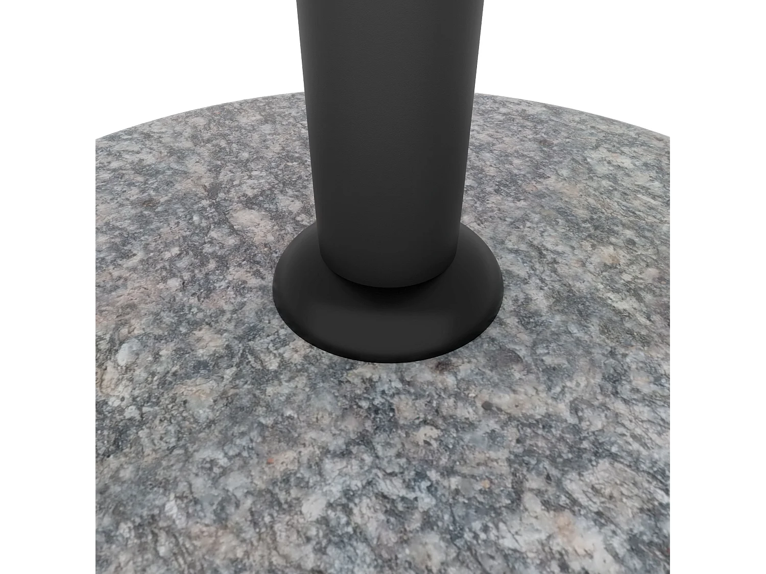 Pietra - Base pour parasol de jardin ronde diamètre 45 cm 25 Kg en pierre grise