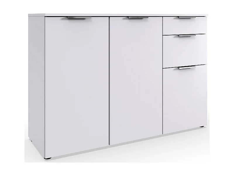 Kommode Level weiß 122 / 41 / 84cm