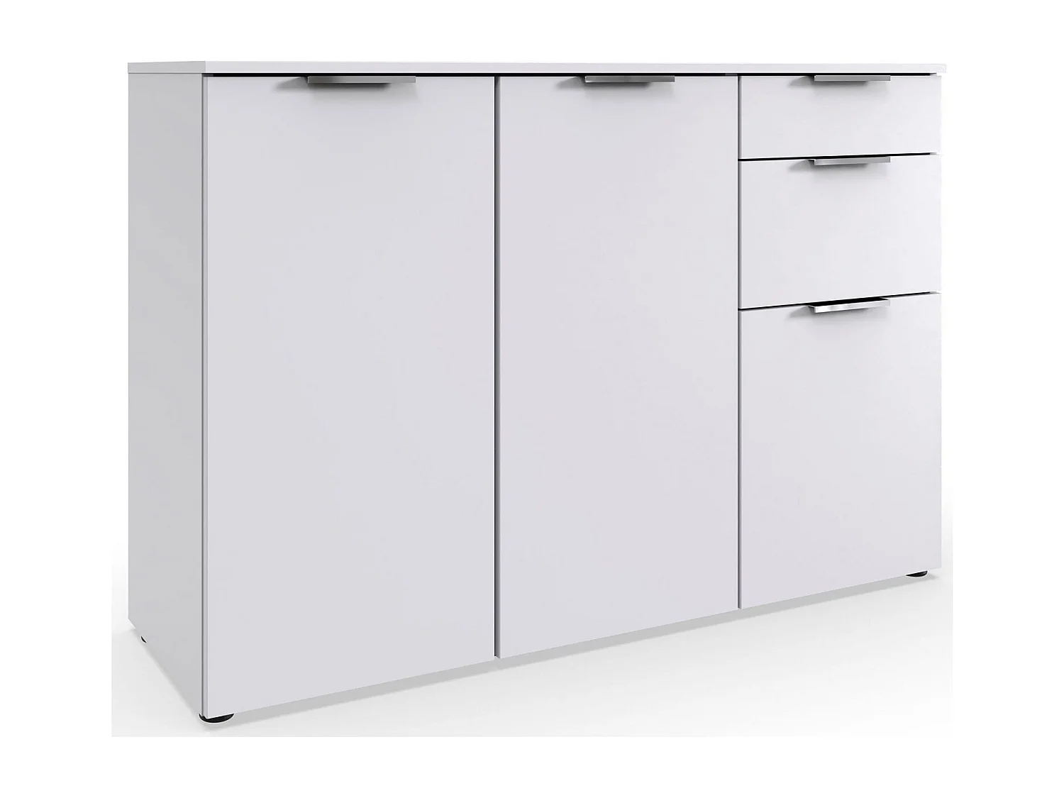 Kommode Level weiß 122 / 41 / 84cm