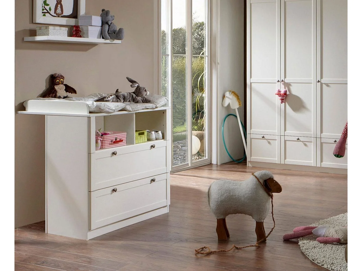 WICKELKOMMODE Filou weiß 90 / 75 / 93cm
