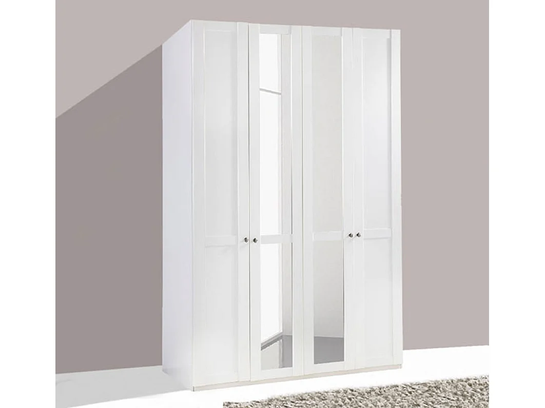 Kleiderschrank NEWPORT weiß 180 / 58 / 208cm