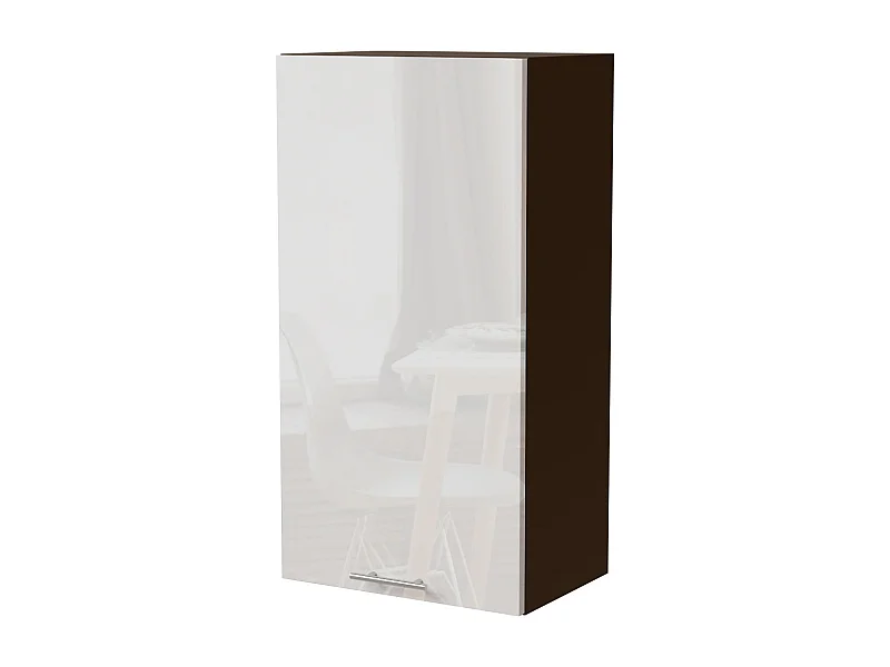 KÜCHENHÄNGESCHRANK Essen W4/50 Weiß Hochglanz / Lava Matt 50 / 32,5 / 96cm