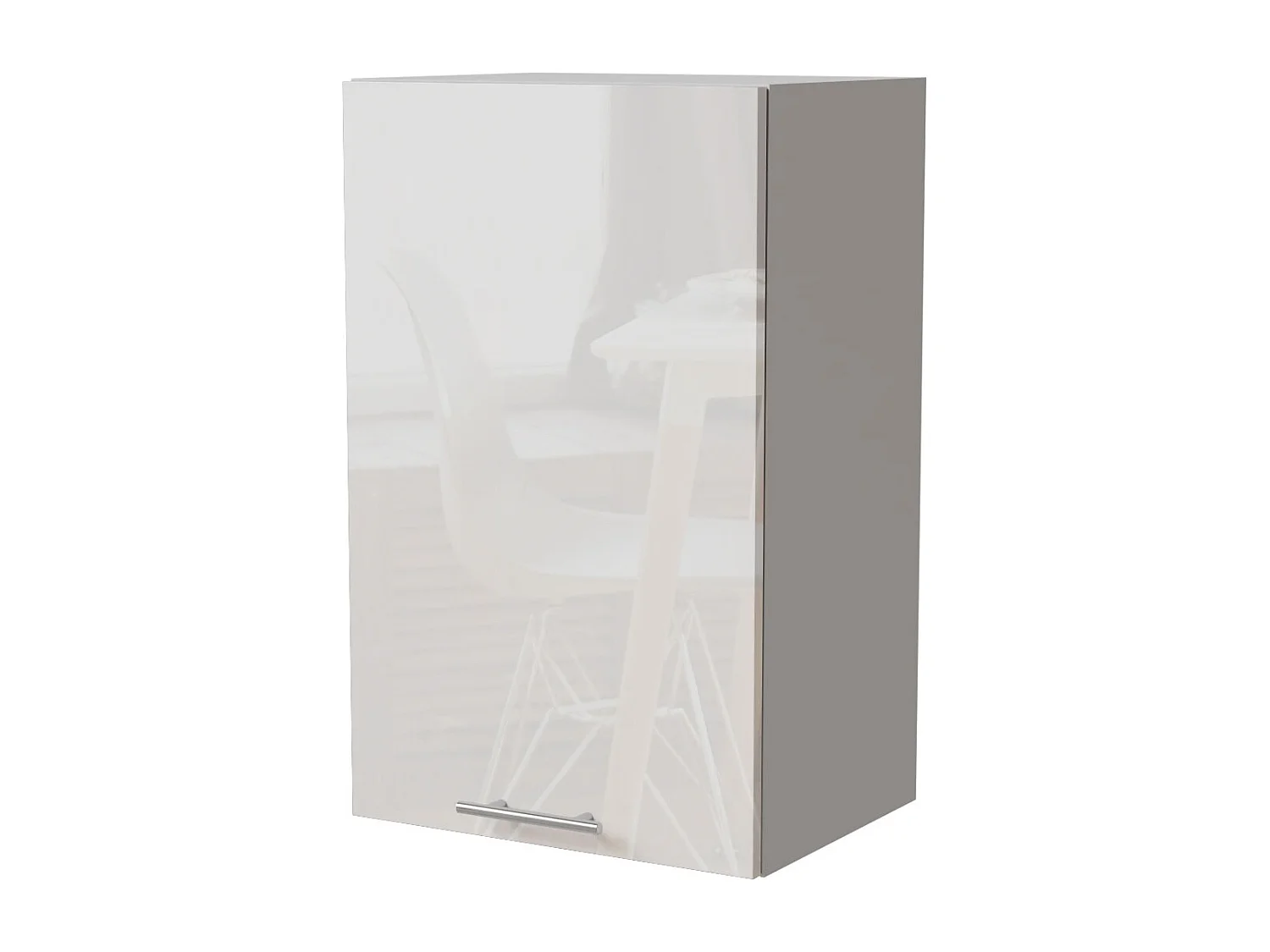 KÜCHENHÄNGESCHRANK Essen W2/45 Weiß Hochglanz / Weiß Matt 45 / 32,5 / 72cm