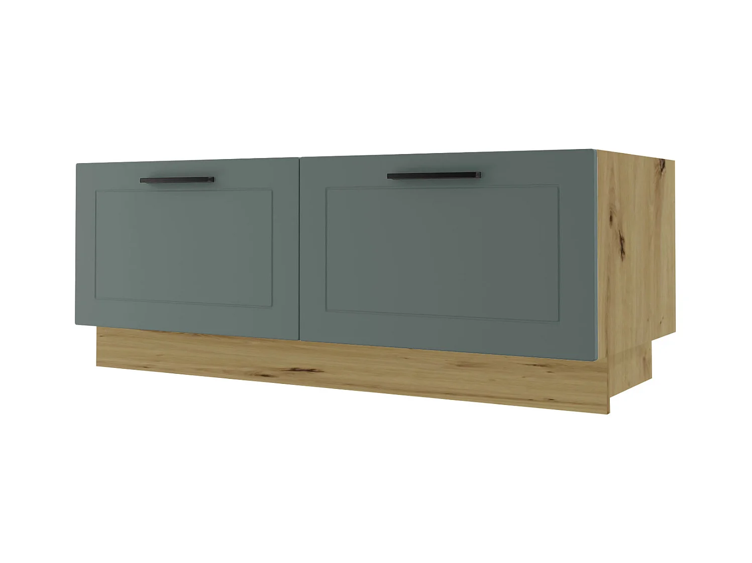 KÜCHENBANK Kvantum D2A/120 Mint Matt / Eiche Artisan Matt 120 / 50 / 46cm