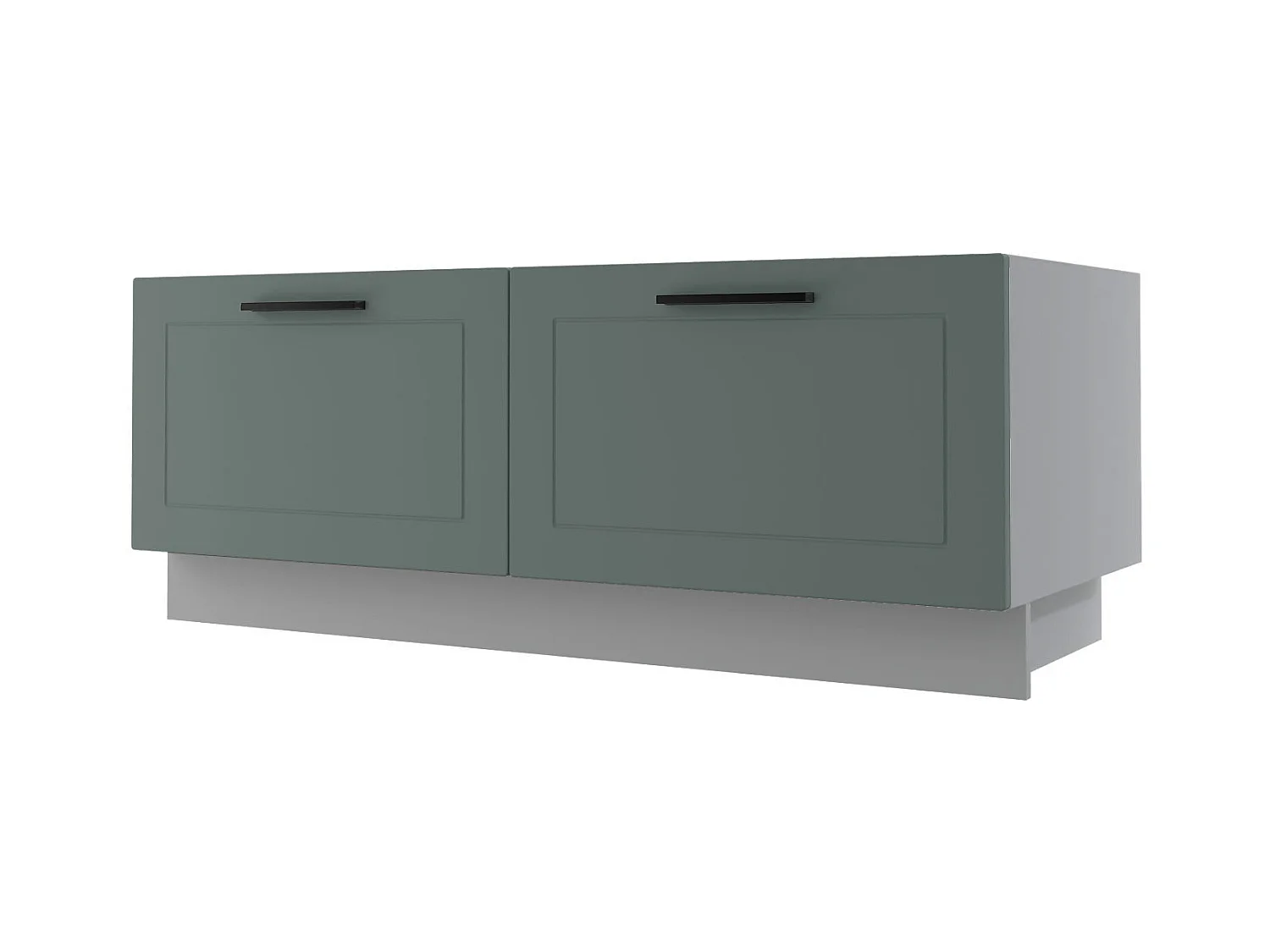KÜCHENBANK Kvantum D2A/120 Mint Matt / Grau Matt 120 / 50 / 46cm