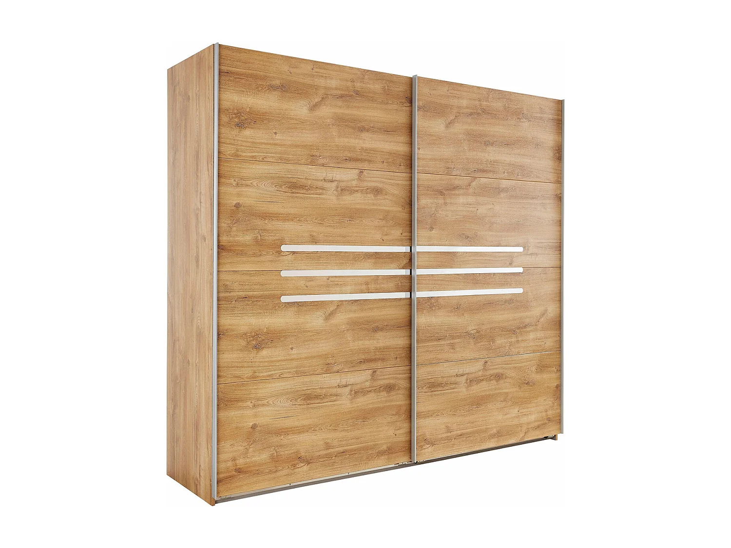 SCHWEBETÜRENSCHRANK Anna plankeneiche 225 / 65 / 210cm