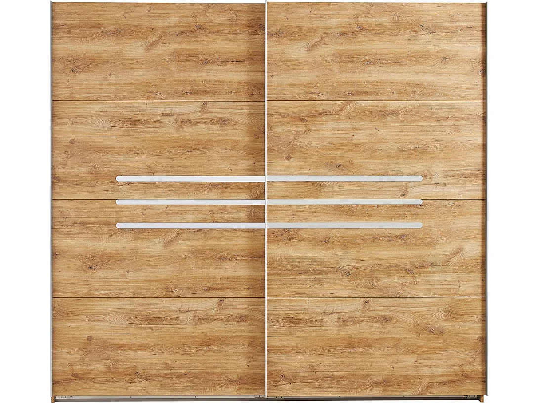 SCHWEBETÜRENSCHRANK Anna plankeneiche 225 / 65 / 210cm