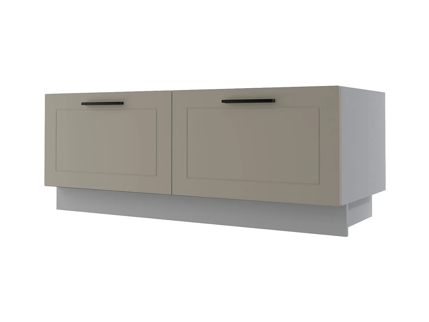 KÜCHENBANK Kvantum D2A/120 Beige Matt / Grau Matt 120 / 50 / 46cm
