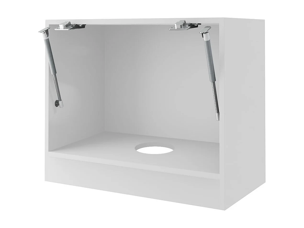 WRASENSCHRANK Essen W8/60 Weiß Hochglanz / Weiß Matt 60 / 32,5 / 50cm