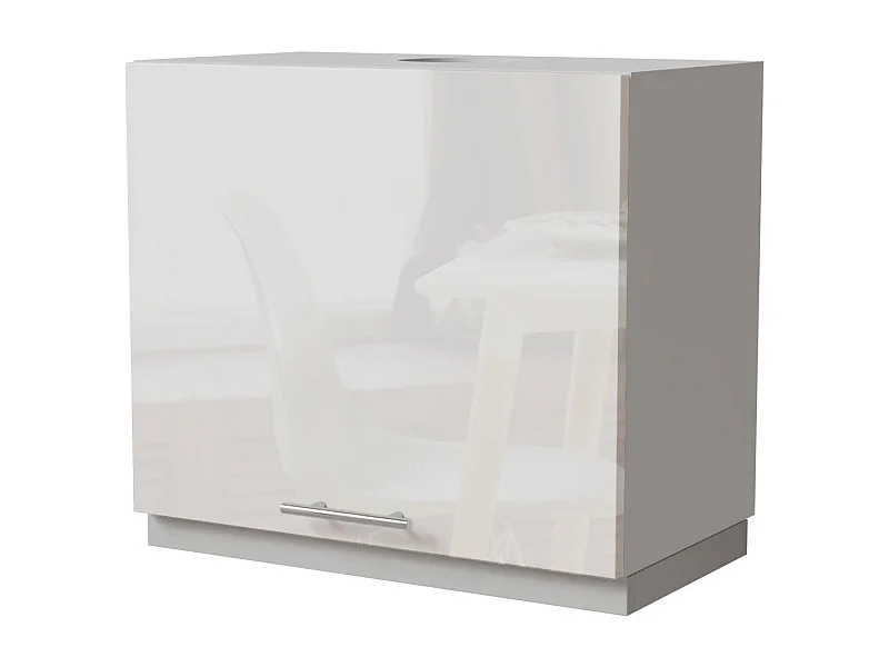 WRASENSCHRANK Essen W8/60 Weiß Hochglanz / Weiß Matt 60 / 32,5 / 50cm