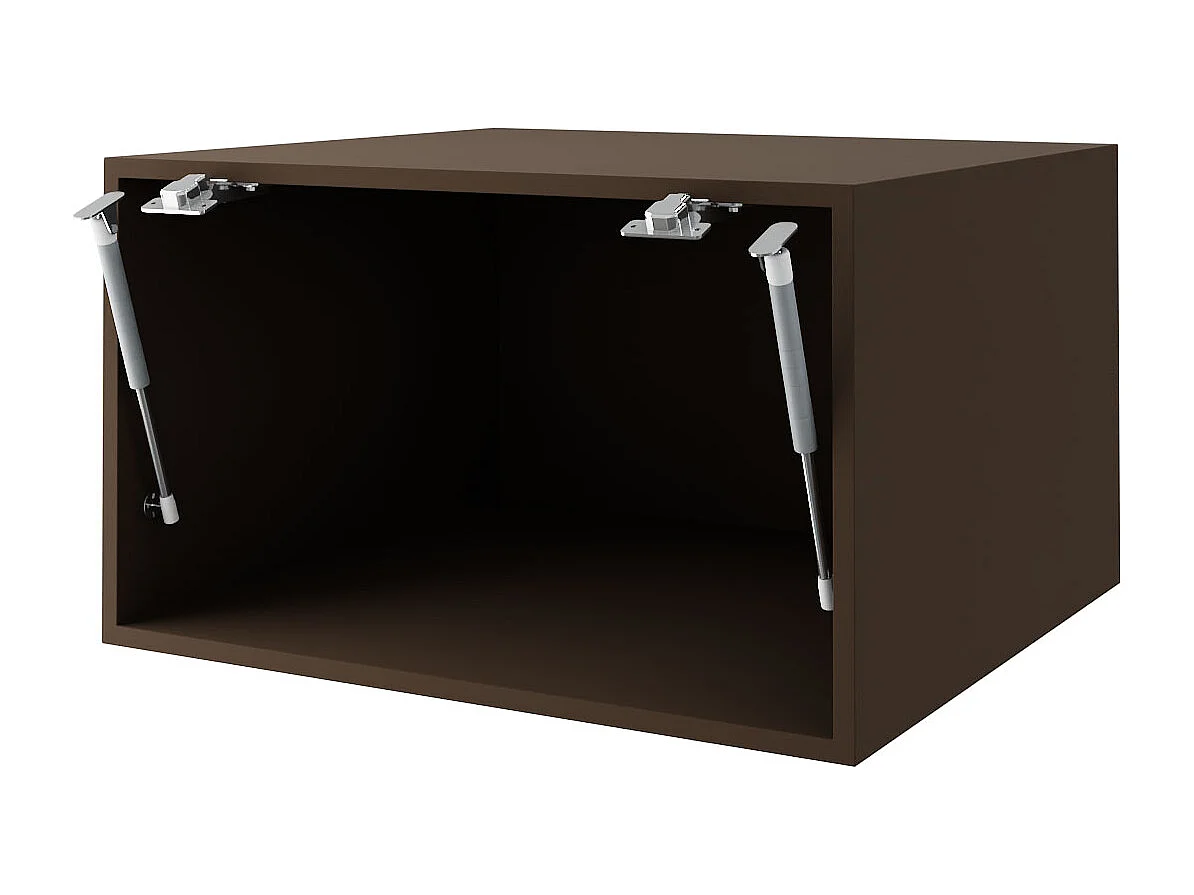 AUFSATZSCHRANK Essen W6B/60 Schwarz Hochglanz / Lava Matt 60 / 59 / 36cm