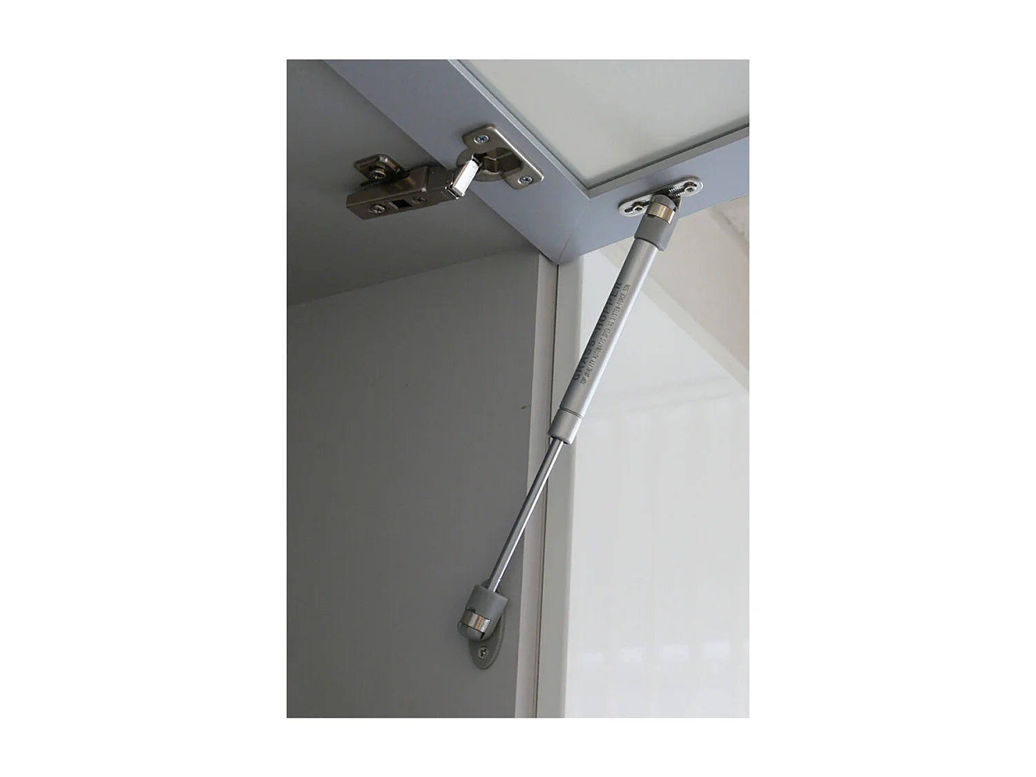 AUFSATZSCHRANK Essen W6B/60 Graphit Hochglanz / Weiß Matt 60 / 59 / 36cm