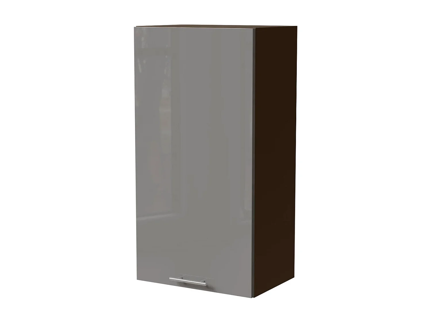 KÜCHENHÄNGESCHRANK Essen W4/50 Grau Hochglanz / Lava Matt 50 / 32,5 / 96cm