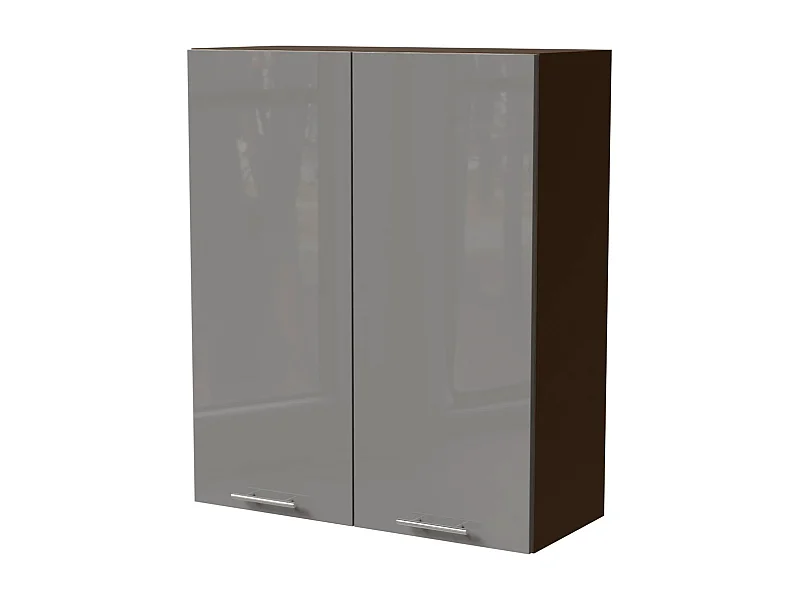 KÜCHENHÄNGESCHRANK Essen W4/80 Grau Hochglanz / Lava Matt 80 / 32,5 / 96cm