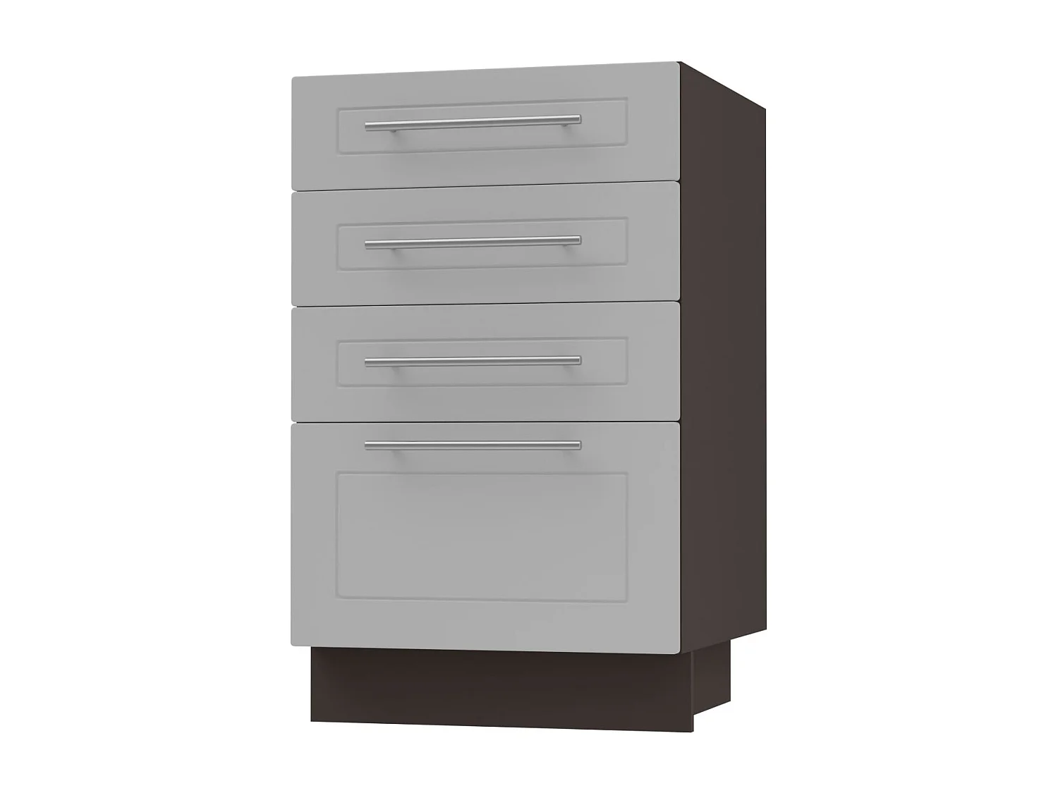 SCHUBLADENUNTERSCHRANK Kvantum D4A/40 Dust Grey Matt / Lava Matt 40 / 50 / 82cm