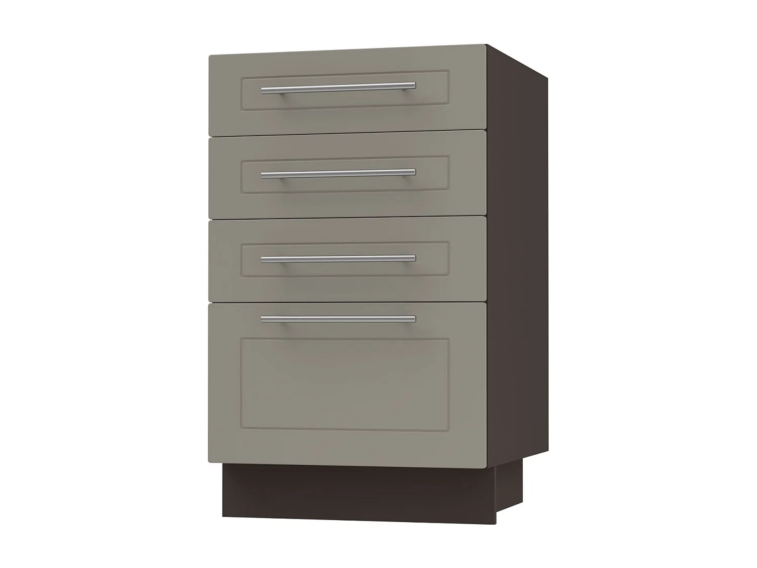 SCHUBLADENUNTERSCHRANK Kvantum D4A/40 Beige Matt / Lava Matt 40 / 50 / 82cm