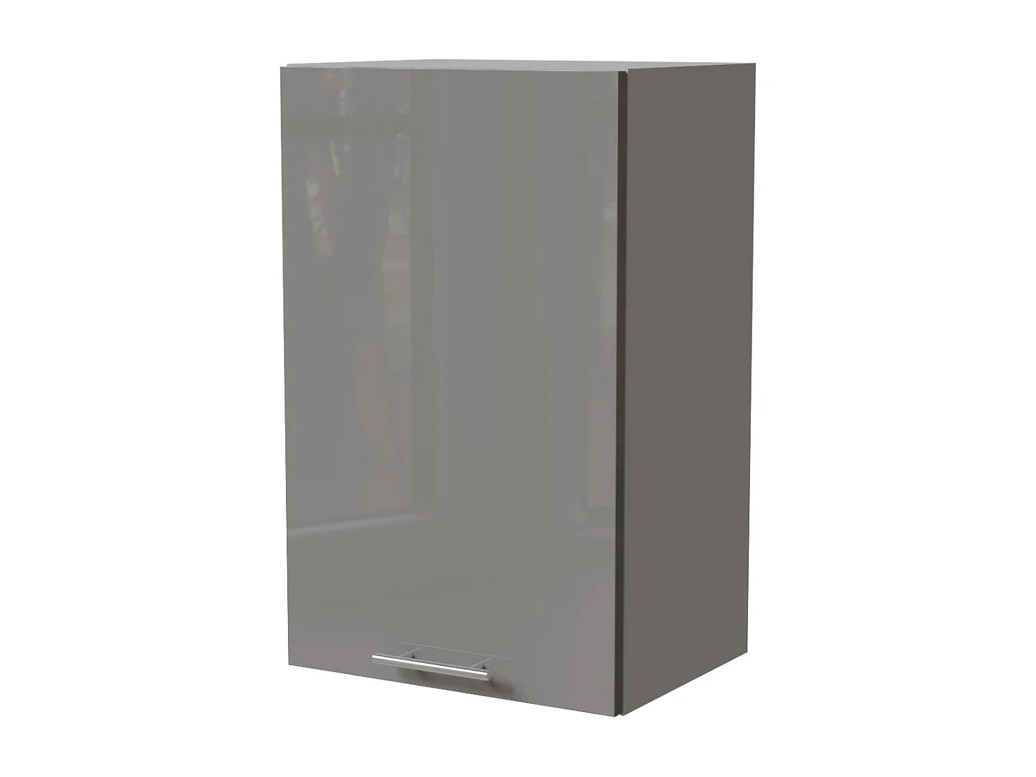 KÜCHENHÄNGESCHRANK Essen W2/45 Grau Hochglanz / Grau Matt 45 / 32,5 / 72cm