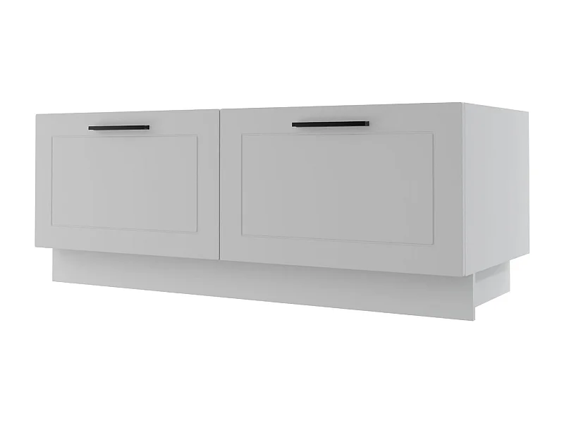 KÜCHENBANK Kvantum D2A/120 Weiß Matt / Weiß Matt 120 / 50 / 46cm