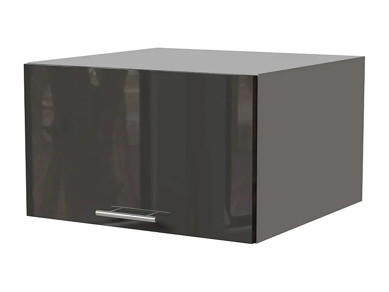 AUFSATZSCHRANK Essen W6B/60 Graphit Hochglanz / Grau Matt 60 / 59 / 36cm