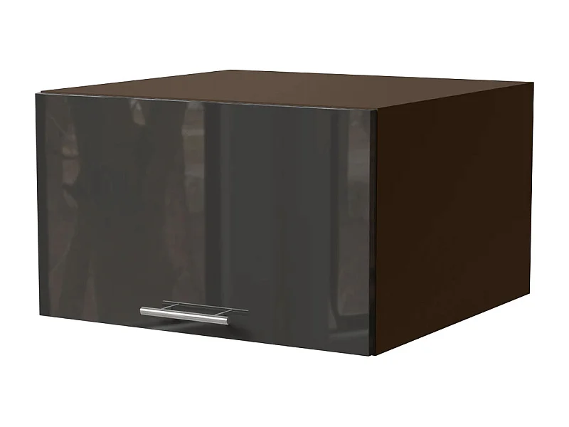 AUFSATZSCHRANK Essen W6B/60 Graphit Hochglanz / Lava Matt 60 / 59 / 36cm