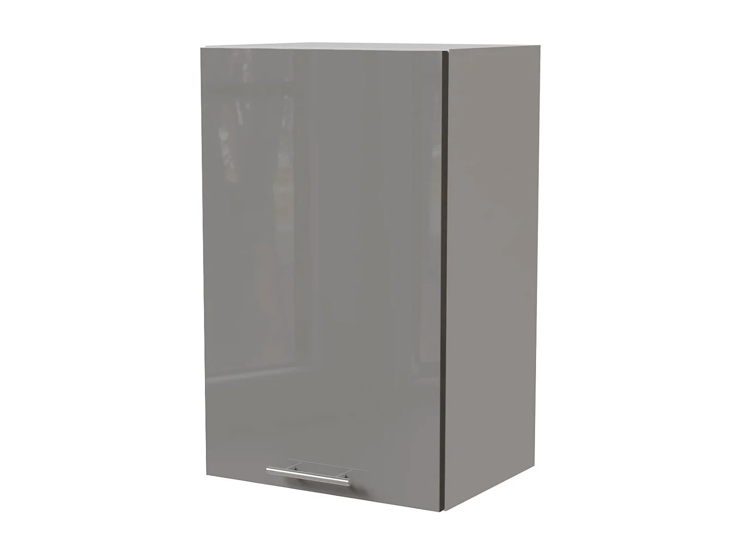 KÜCHENHÄNGESCHRANK Essen W2/45 Grau Hochglanz / Weiß Matt 45 / 32,5 / 72cm