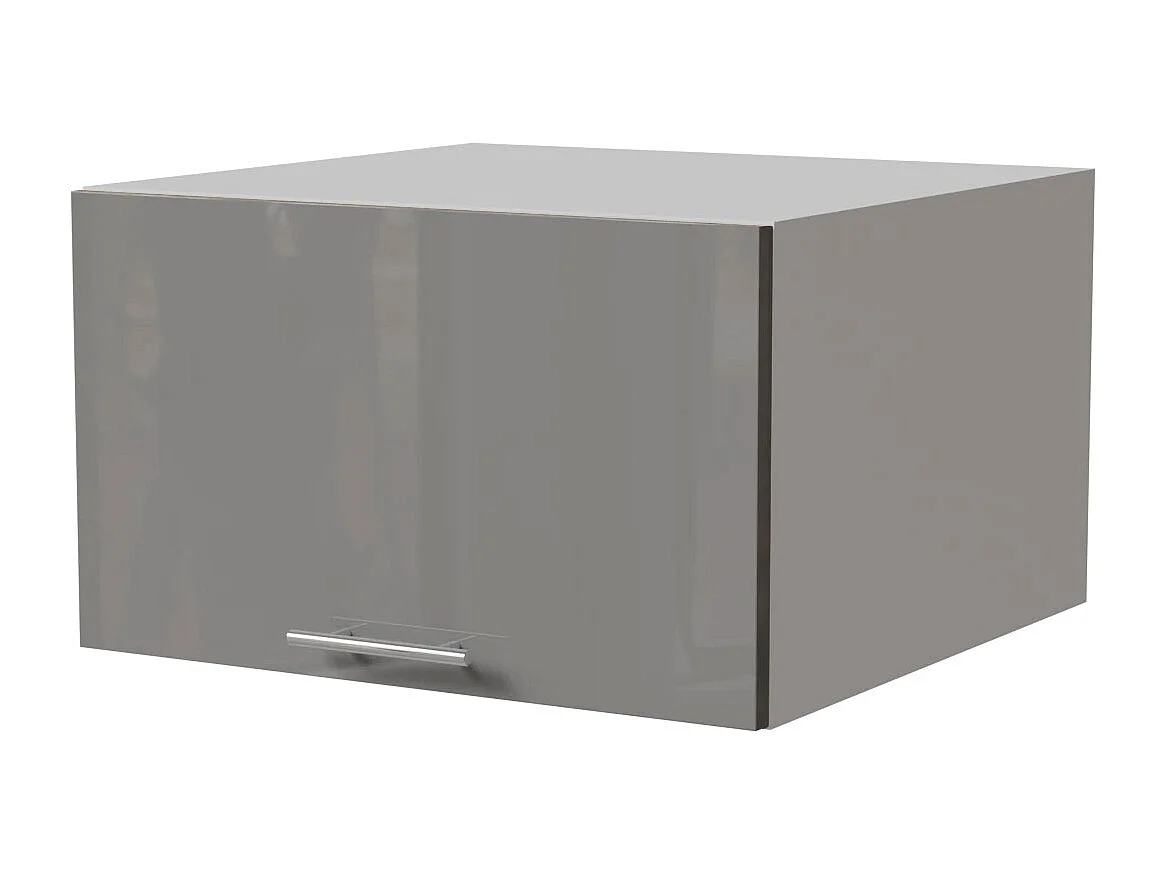AUFSATZSCHRANK Essen W6B/60 Grau Hochglanz / Weiß Matt 60 / 59 / 36cm