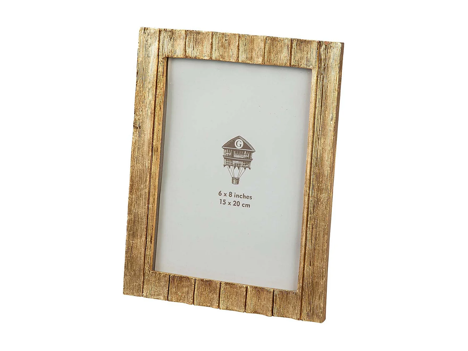 Portafotos Resina Dorado 15x20 Cm