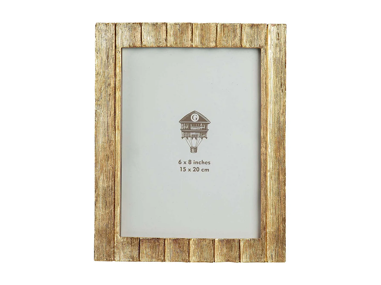 Portafotos Resina Dorado 15x20 Cm