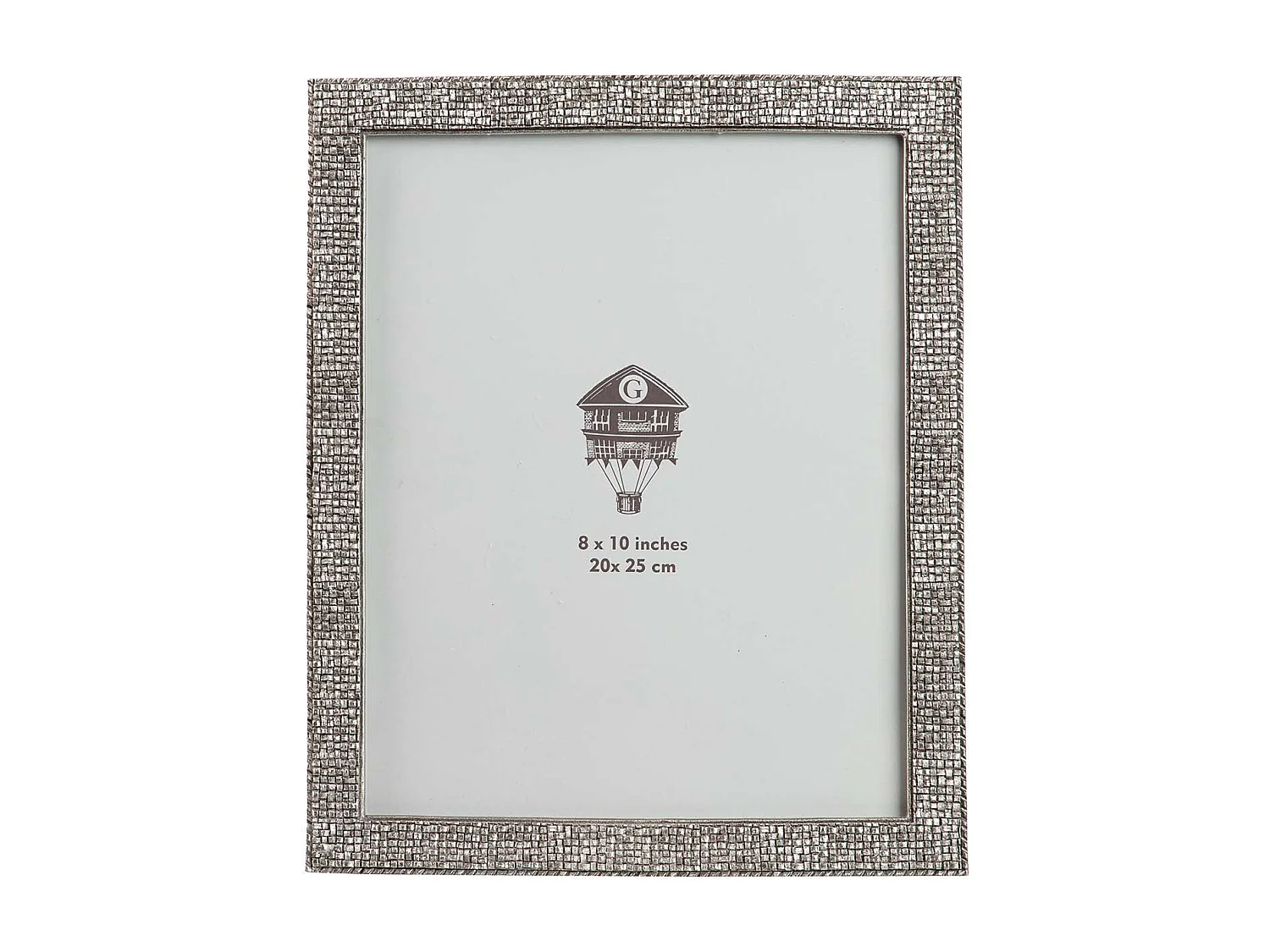 Portafotos Resina Plateado 20x25 Cm