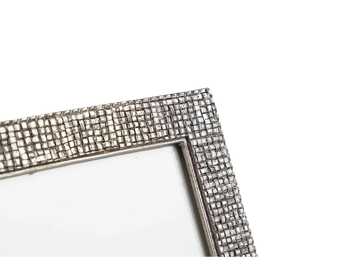 Portafotos Resina Plateado 20x25 Cm