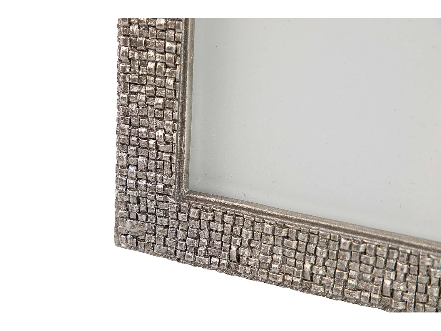 Portafotos Resina Plateado 20x25 Cm