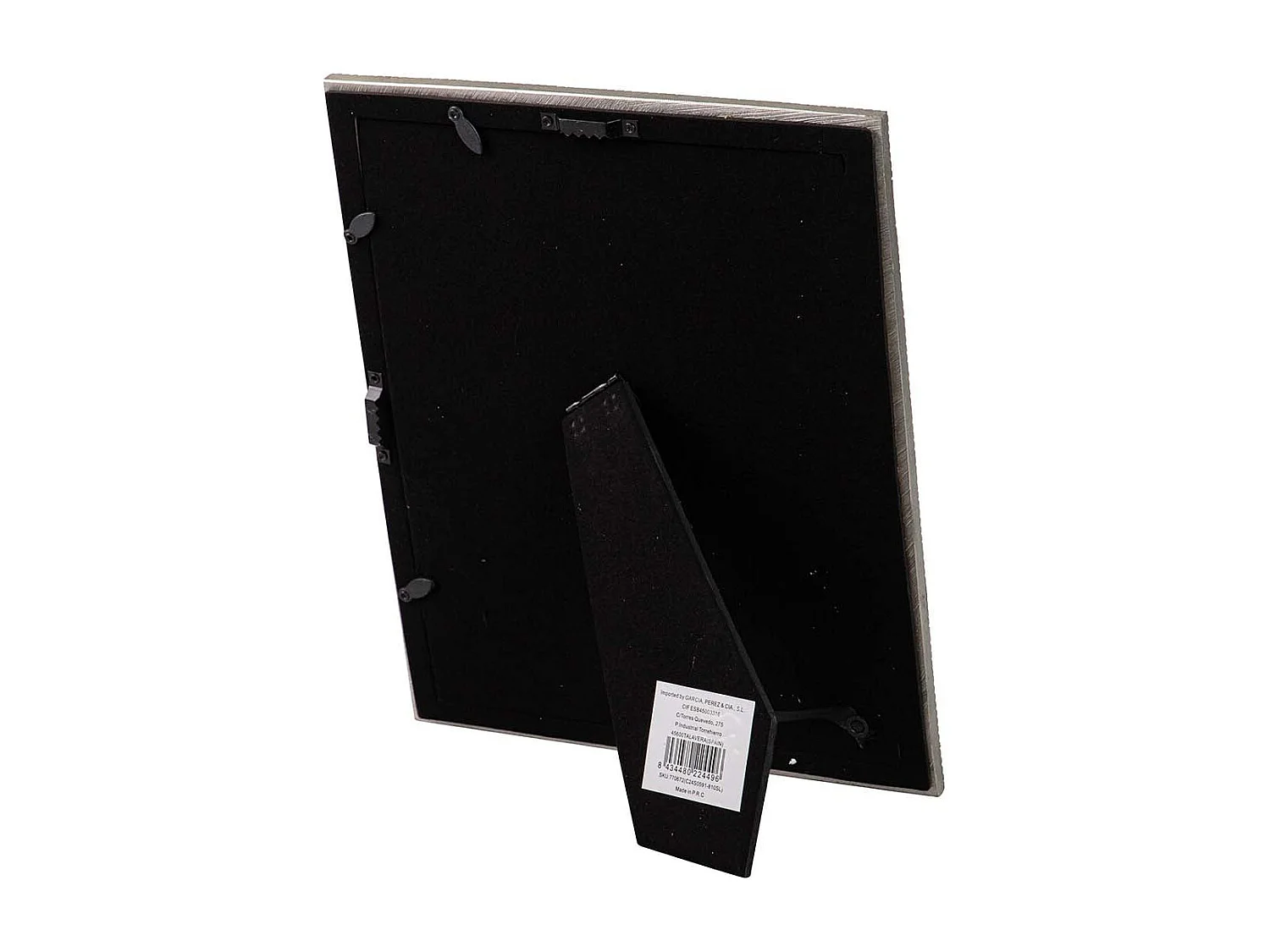 Portafotos Resina Plateado 20x25 Cm