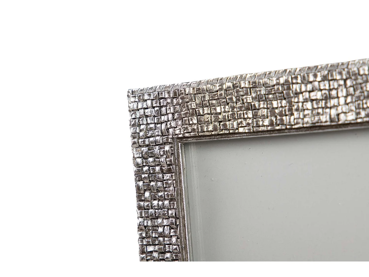 Portafotos Resina Plateado 13x18 Cm