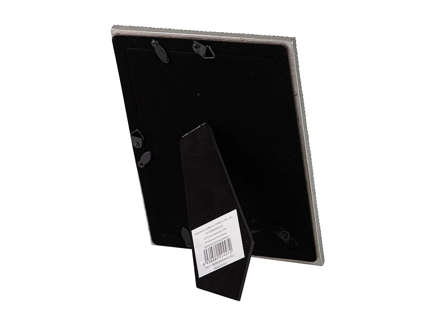 Portafotos Resina Plateado 13x18 Cm