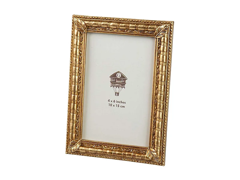 Portafotos Resina Dorado 10x15 Cm