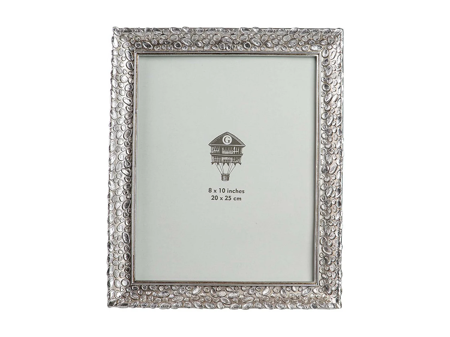 Portafotos Resina Plateado 20x25 Cm