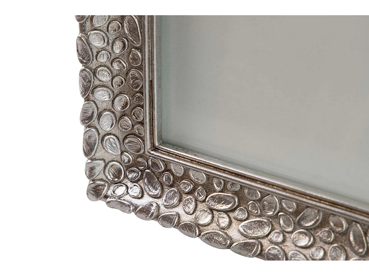 Portafotos Resina Plateado 20x25 Cm