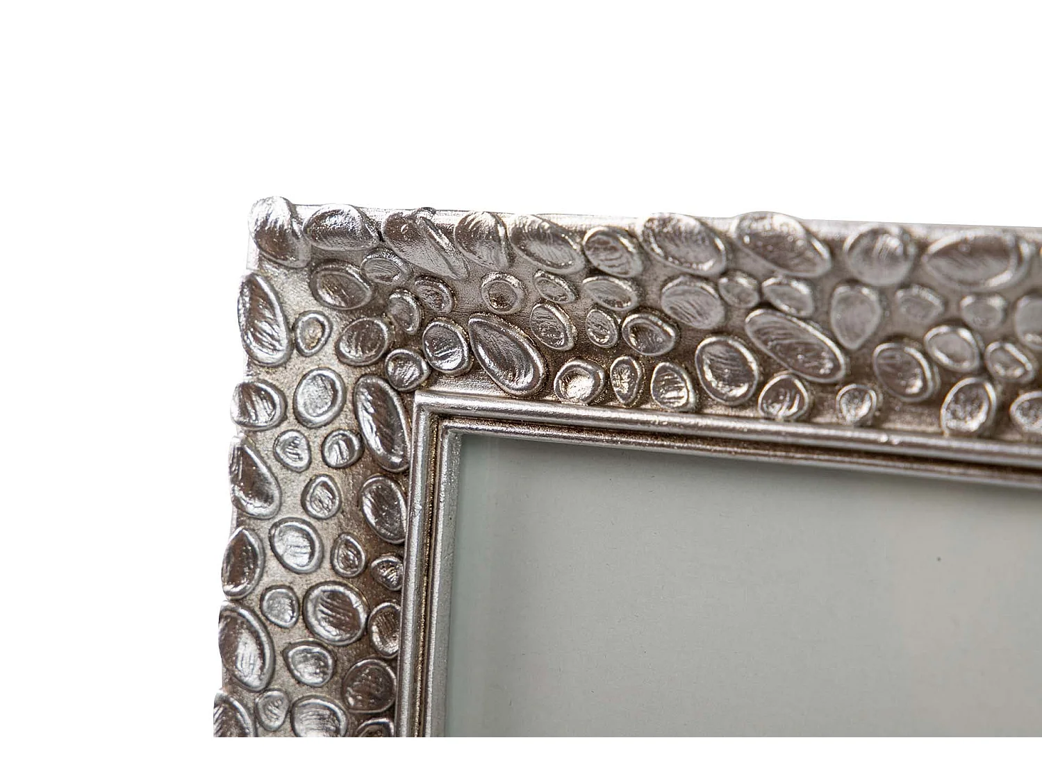 Portafotos Resina Plateado 20x25 Cm