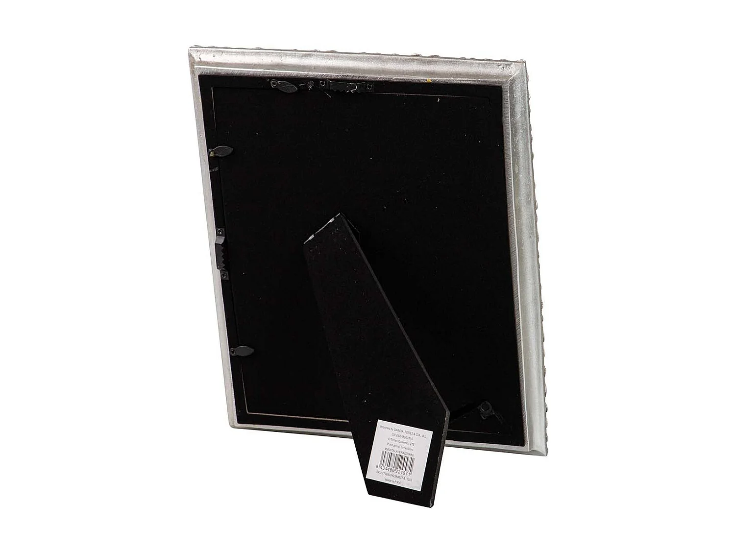 Portafotos Resina Plateado 20x25 Cm