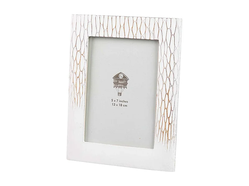 Portafotos Resina Blanco 13x18 Cm