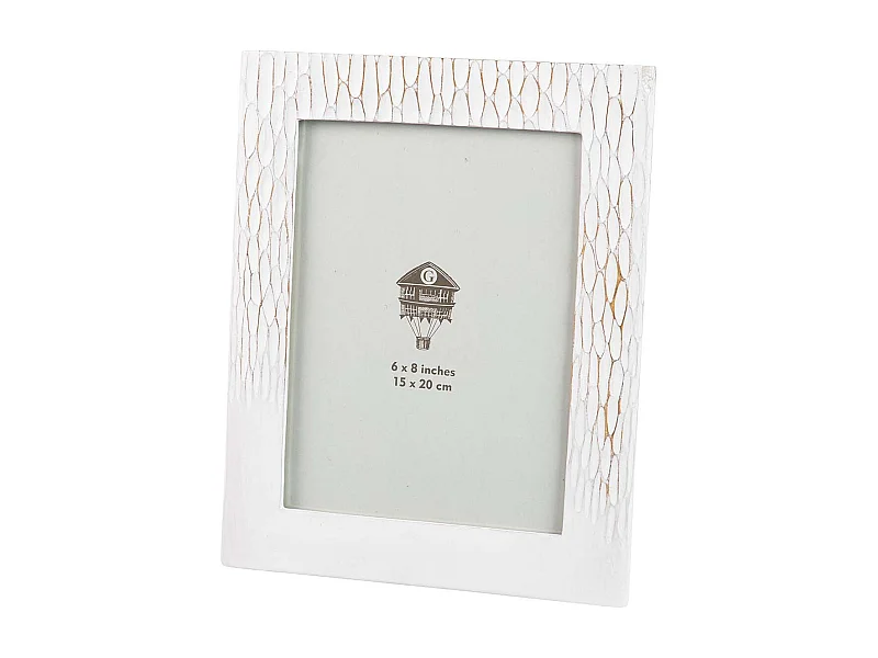 Portafotos Resina Blanco 15x20 Cm