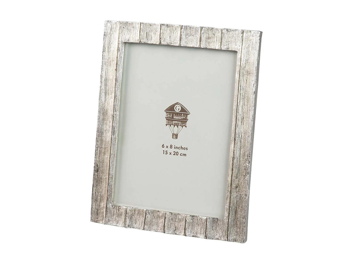 Portafotos Resina Plateado 15x20 Cm