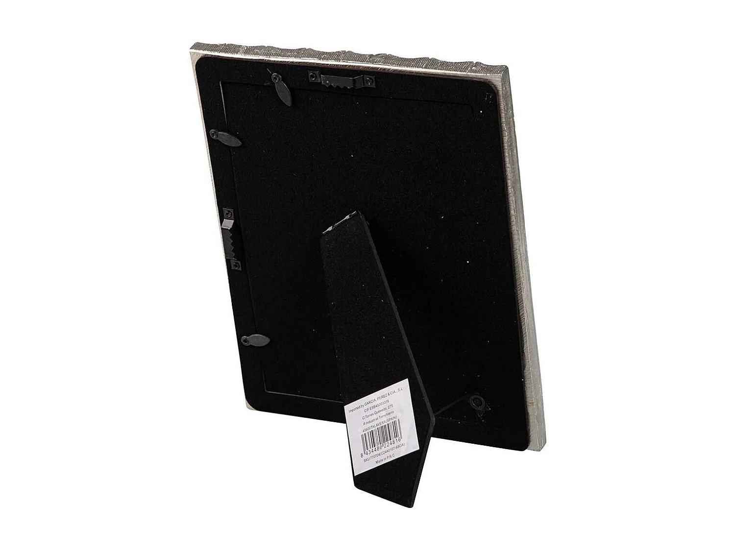 Portafotos Resina Plateado 15x20 Cm