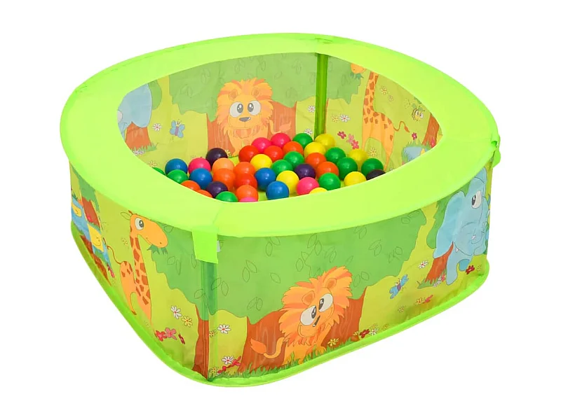 Piscina de bolas para niños con 300 bolas 75x75x32 cm ES852818