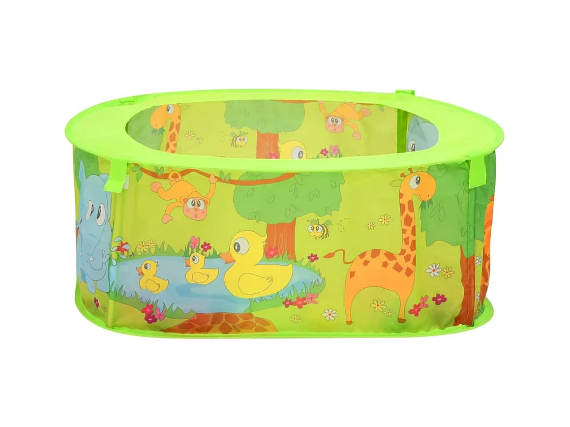 Ballenbak voor kinderen met 300 ballen 75x75x32 cm BE568491