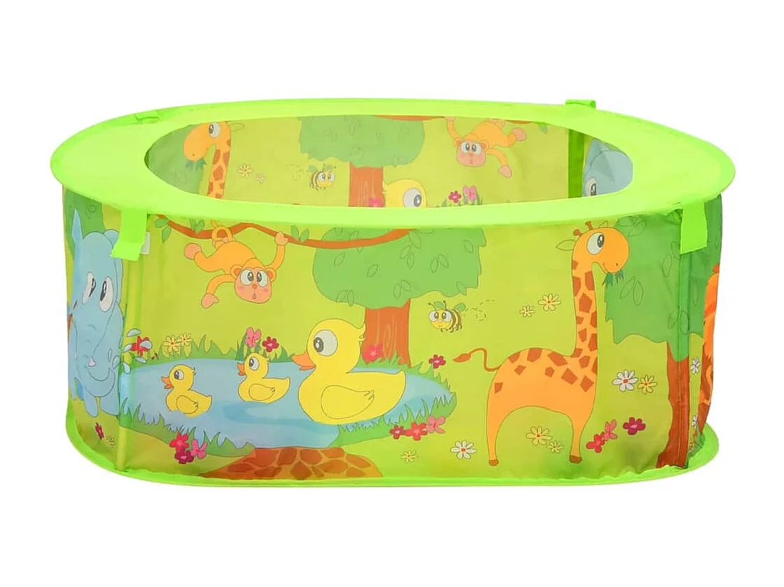 Piscine à balles avec 50 balles pour enfants 75x75x32 cm FR660251