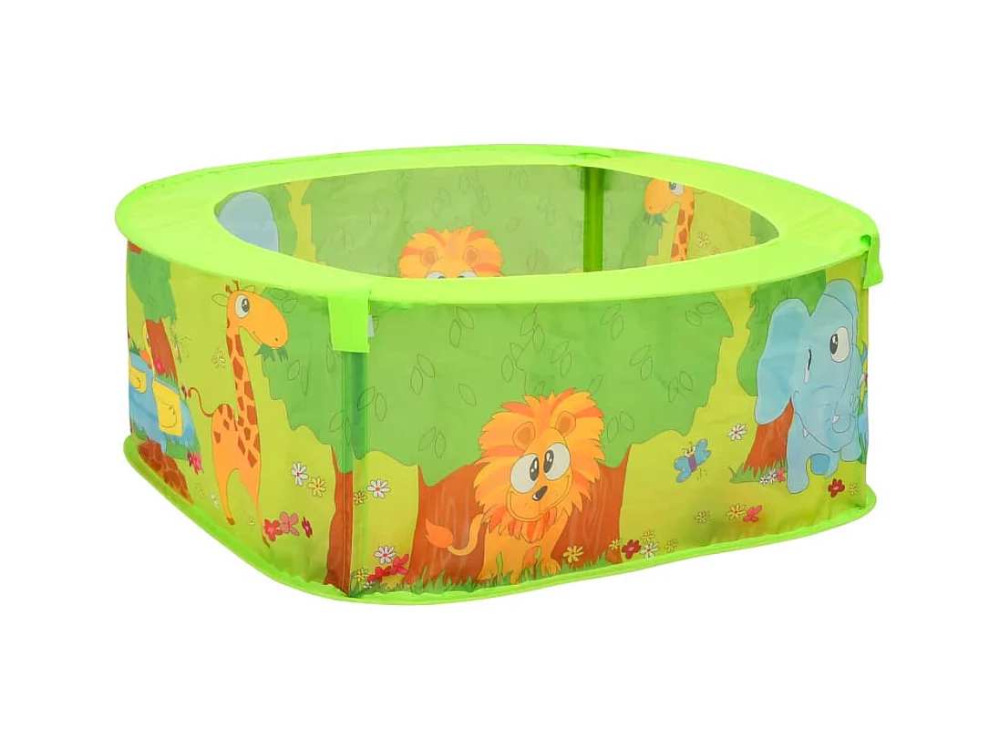 Ballenbak voor kinderen met 300 ballen 75x75x32 cm BE303837