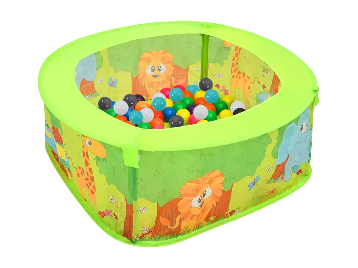 Piscine à balles avec 300 balles pour enfants 75x75x32 cm FR139517