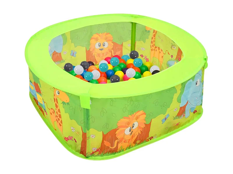 Piscine à balles avec 300 balles pour enfants 75x75x32 cm FR139517